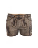 Brunhilde – Damen-Lederhose in Verwittertem Taupe - Image 2