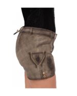 Brunhilde – Damen-Lederhose in Verwittertem Taupe - Image 6