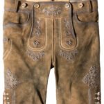 Vintage Bestickte Bayerische Lederhose