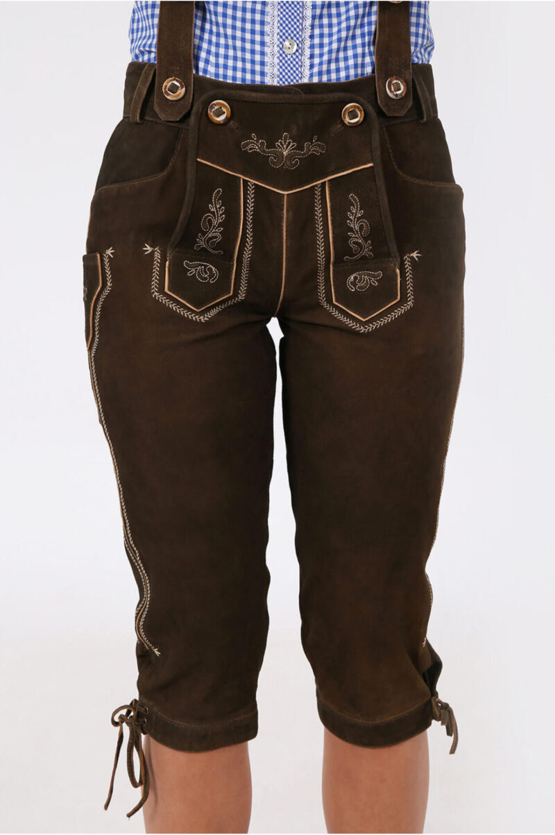 Königsbrunn – Damen-Bundhose in Tief-Haselbraun - Image 2