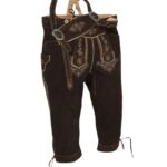 Bavarian Alpen Lederhosen Kniebund-Flula Bundhosen