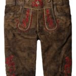 Zell – Damen-Lederhose in Rustikal-Haselnuss