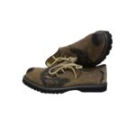 Brown Lederhosen Embroidery Shoes