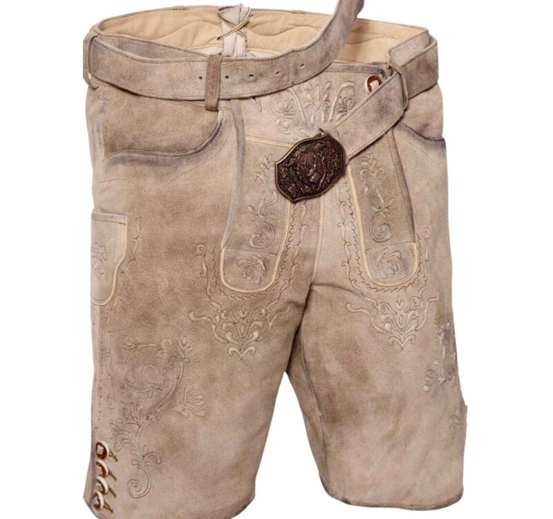 Brown Men’s Authentic Lederhosen-Erich Lederhosen