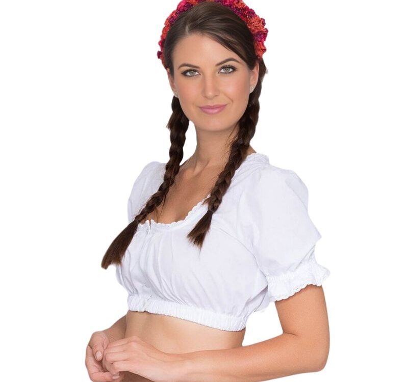 Dirndl White Blouse-Viola Blouse