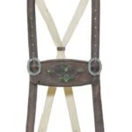 Green Brown Bavarian Suspenders