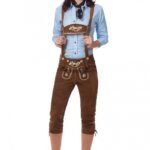 Waldkirchen – Damen-Bundhose in Kastanien-Ton