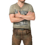 Garmisch Waldton-Bayerische Lederhose für Herren