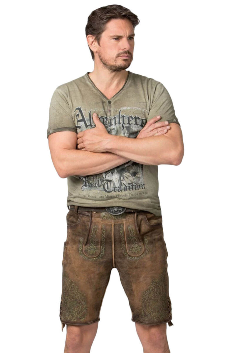 Garmisch Waldton-Bayerische Lederhose für Herren - Image 1