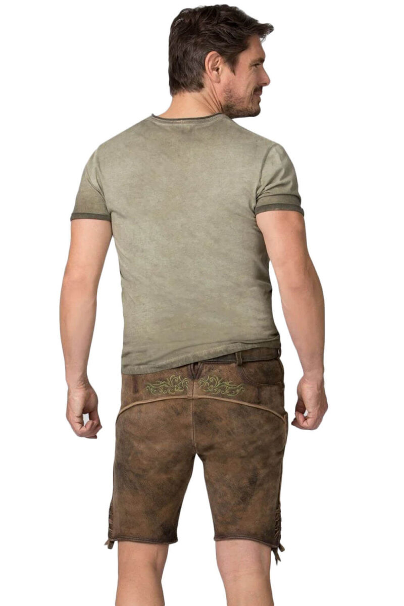 Garmisch Waldton-Bayerische Lederhose für Herren - Image 5