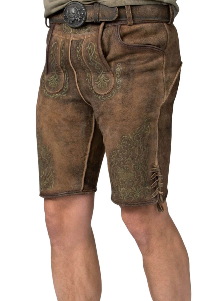 Garmisch Waldton-Bayerische Lederhose für Herren - Image 4