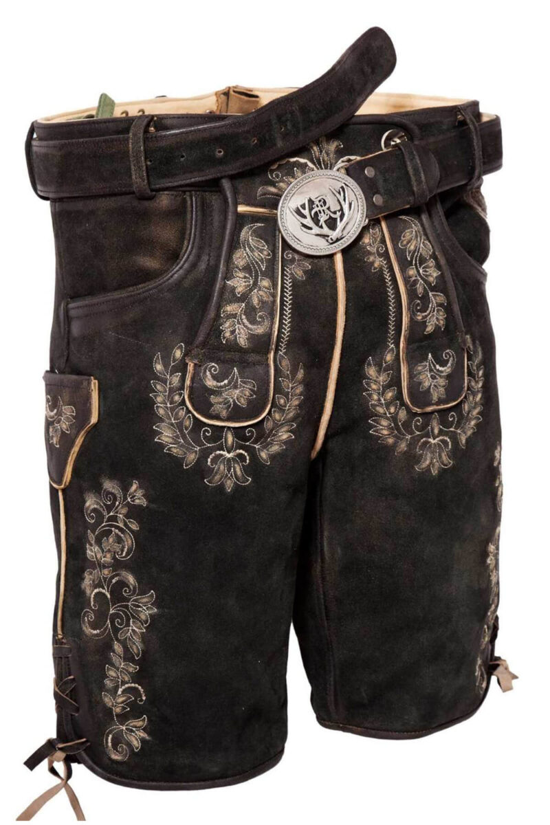Schwarzbrunn Schwarzwald Lederhose – Bayerischer Stil - Image 1