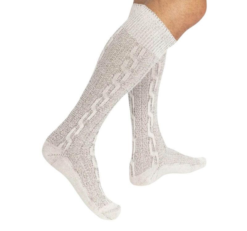 Men’s Bavarian Socks White