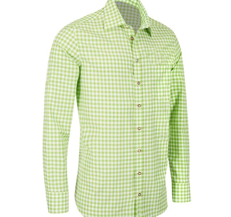 Men’s Embroidered Trachten White Shirt