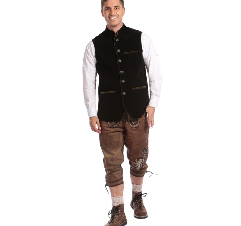 Men’s German Black Waistcoat