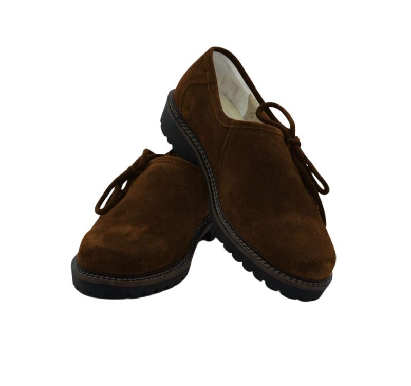 Bavarian Trachten Brown Lederhosen Shoes