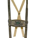 Traditional Bistered  Lederhosen Suspenders