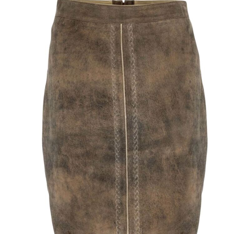 Traditional C?line Lederhosen Skirt