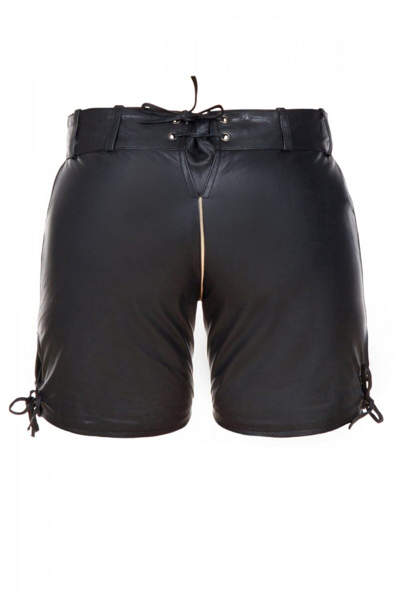 Zugspitze – Onyx Schwarze Damen-Lederhose - Image 2