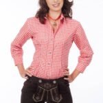 Ilsa Damen-Lederhose in Mokka-Braun–Bayerischer Stil & Komfort