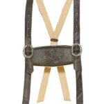 Authentic Black Suspenders For Lederhosen