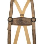 Superb Brown Lederhosen Suspenders
