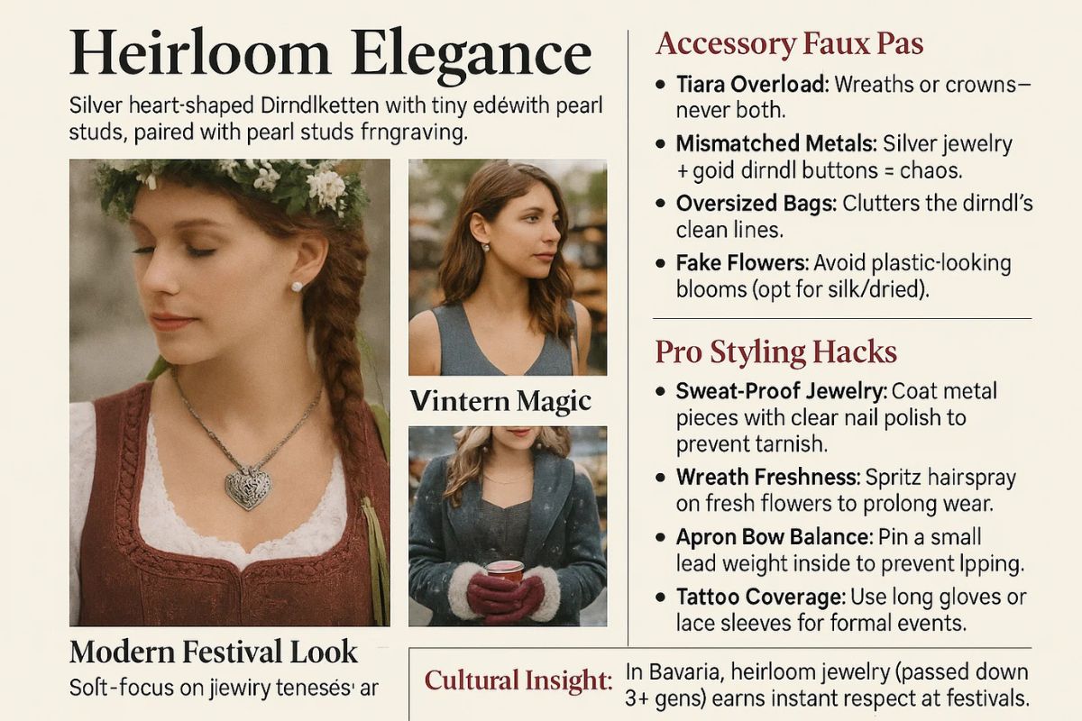 Unverzichtbare Accessoires: Von Schmuck bis Blumenkranz
