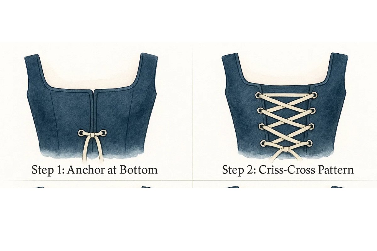 Schritt-für-Schritt-Anleitung: So schnüren Sie Ihr Dirndl richtig