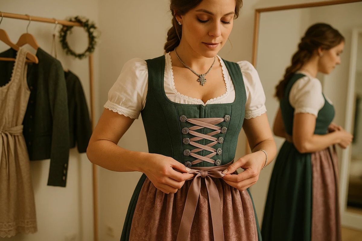 Wie man ein Dirndl schnürt – Perfekte Passform & Stil